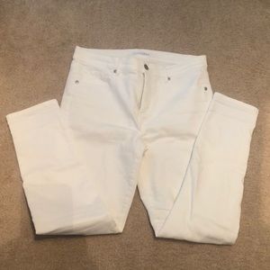 Loft white jeans size 8/29